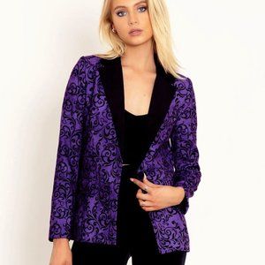 NWT- Purple Rain BlackMilk Blazer- size 8